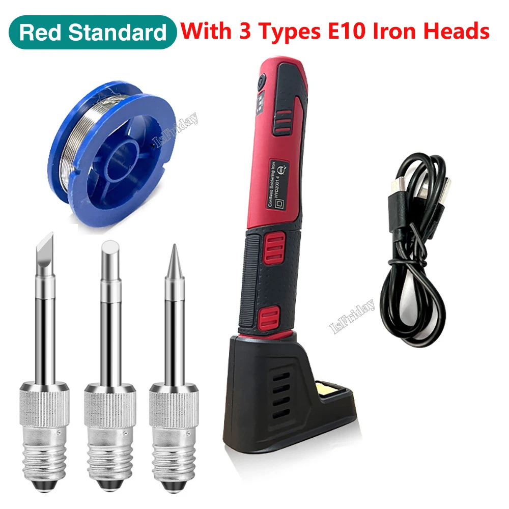 

Cordless Electric Soldering soldered Iron Portable Welding Pen Rechargeable Internal Heating Solder Iron Welding Repair Tools