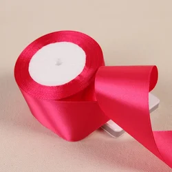 Elegant Sky Blue Satin Ribbon for Gift Wrapping and Event Decoration (72 Rose Red)