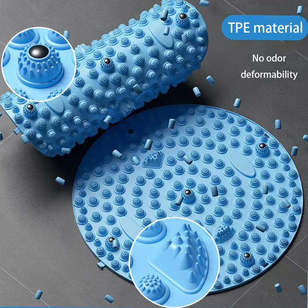 Foot Massage Mat Acupressure Mat with Magnetic Therapy Reflexology Pressure Point Pad for Feet Relaxation