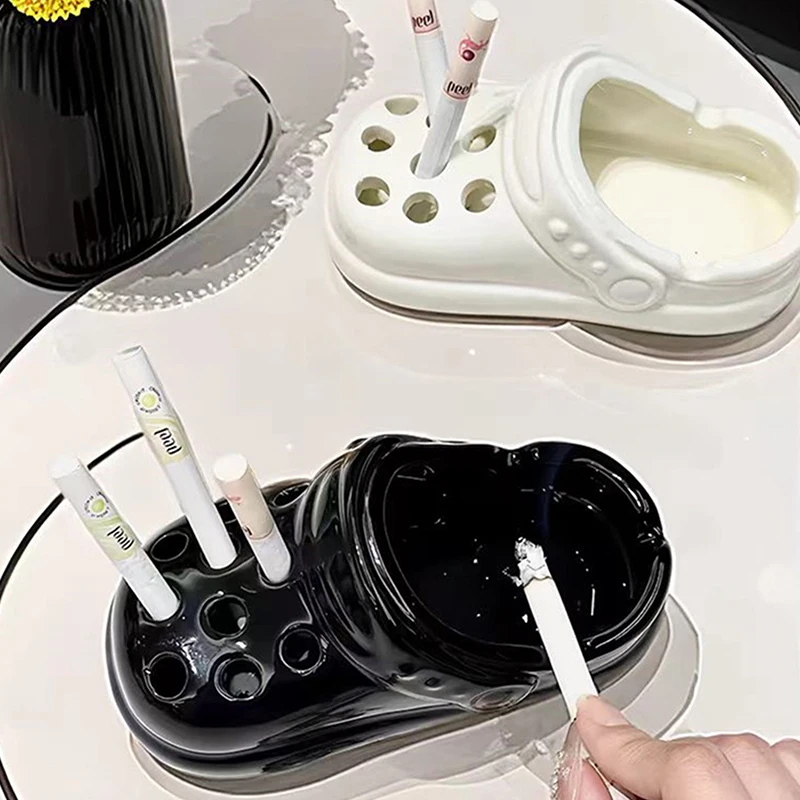 Ceramic Ashtray for Car Interior Office Living Room