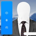 Full face white