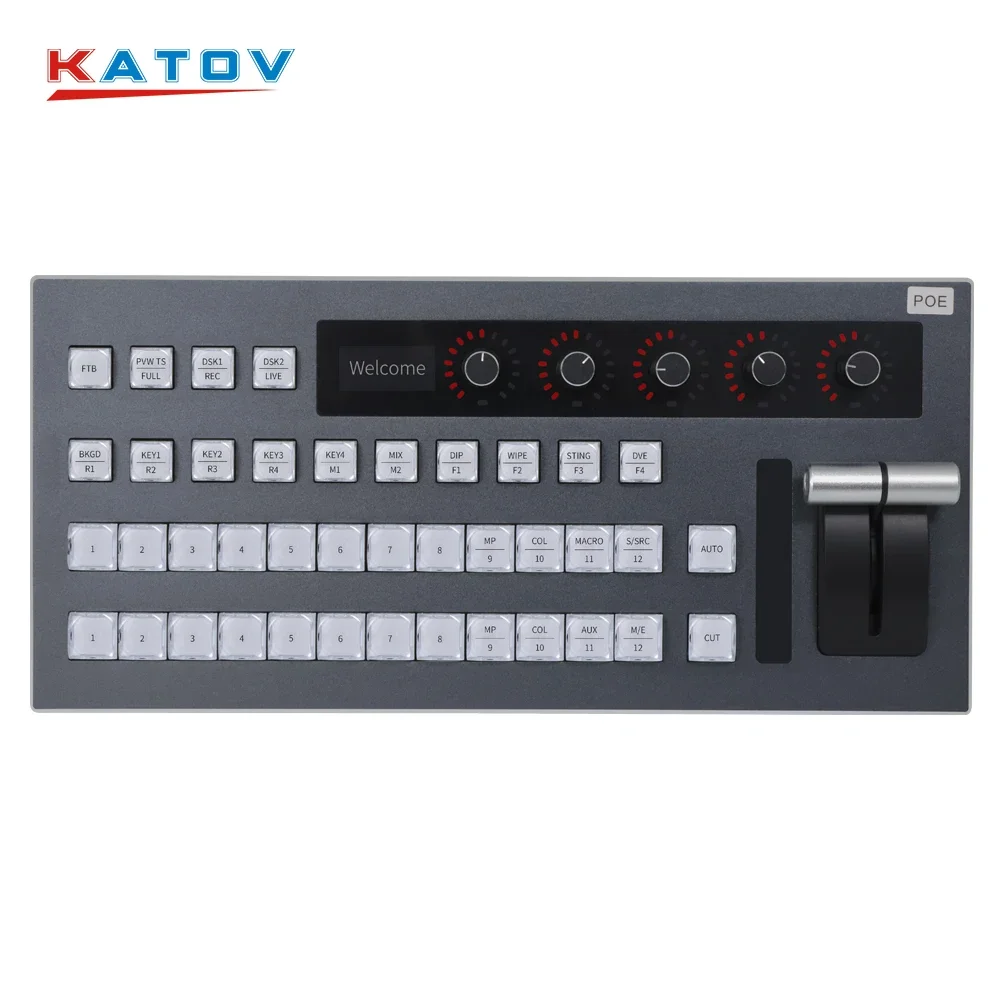 KATO 블랙매직 ATM 비디오 믹서 라이브 스트리밍 비디오 스위처, ATM 텔레비전 스튜디오, USB 블랙매직 ATM 스위처