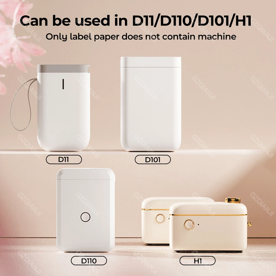 Niimbot Color Label Tape for D11 Printer 12*40mm D110 Label Sticker Paper Roll for D101 Label Printer Machine etiquetadora