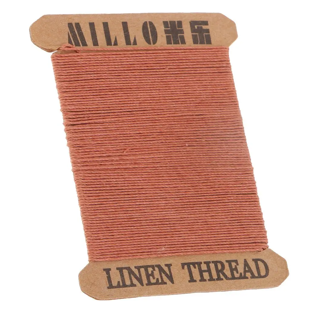 Waxed Linen Thread for Hand Sewing Bags Leather Crafts Jewelry Making Tools Manual Stitching and Repair Sewing Yarn