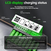 PUJIMAX AA/AAA 3400mWh 1100mWh 1.5V Li-Ion Rechargeable BatteryCharger Lithium Batteries For Mouse Flashlight Fan Game Machine 2