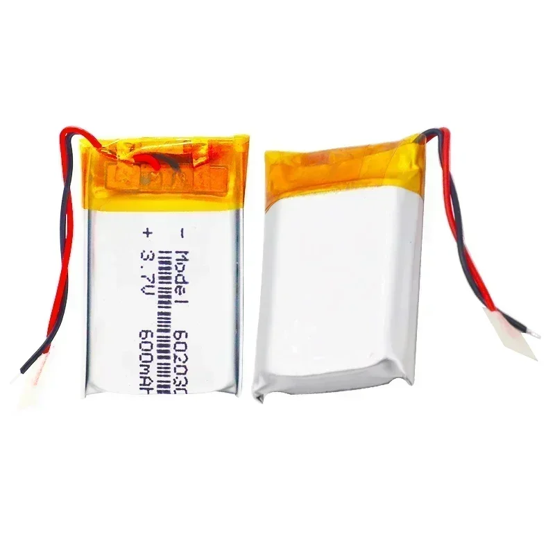 Lithium Batteries 3.7V 600mAh 602030 502030 052030 Lithium Polymer for Wireless Bluetooth Headset Toy Smart Watch