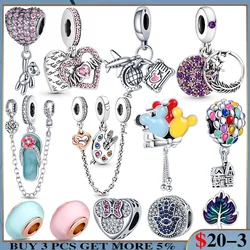 Fits Original Pandora Bracelet Hot Sale 925 Sterling Silver Character Animal Pet Styling Charms Bead Woman Fashion Fine Gift