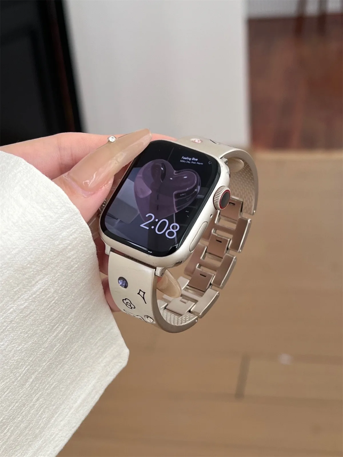 Bracelet de montre pour iwatch 42/44/45/46/49 mm 38/40/41 mm Bracelet de montre tendance en métal pour montres série Ultra2 série 10/9/8/7/6/5/4/3/2/1_voghion.com