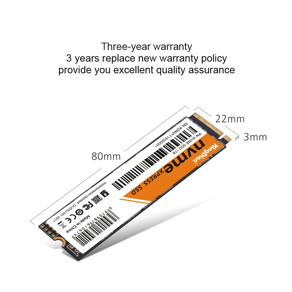 KingDian SSD 512GB M.2 NVME 2280 PCle 3.0x4 256GB 1TB 2TB SSD 드라이브, 노트북 및 데스크탑용 내부 솔리드 스테이트 디스크
