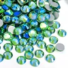 All Sizes Light Peridot  AB Non Hotfix Rhinestones Glitter Strass Glass Crystal Rhinestone For Nails Art Decorations H0061 2