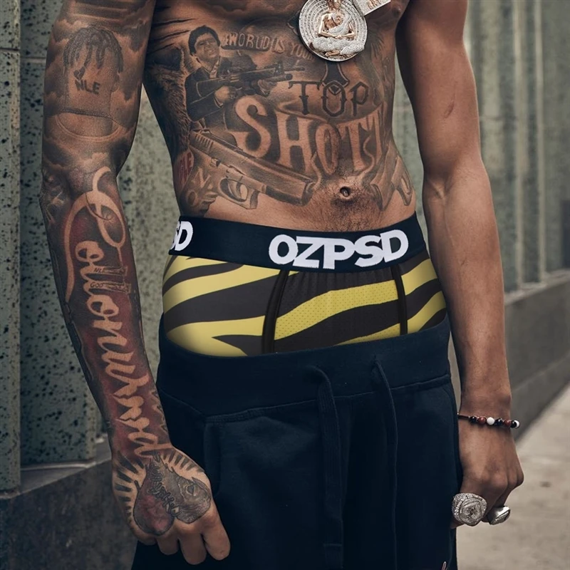 

Sexy Men Boxer Underwear Seamless Mens Boxershorts Men's Panties Underpants Plus Size Fashion Printed Man Boxers Briefs Trunks