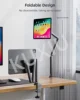 KUXIU Magnetic Charger Holder For iPad Air 11/13 M2（2024),iPad Pro 11 inch 2nd/3rd, 12.9inch 3rd/4th/5th,360 Adjustab Desk Stand 5