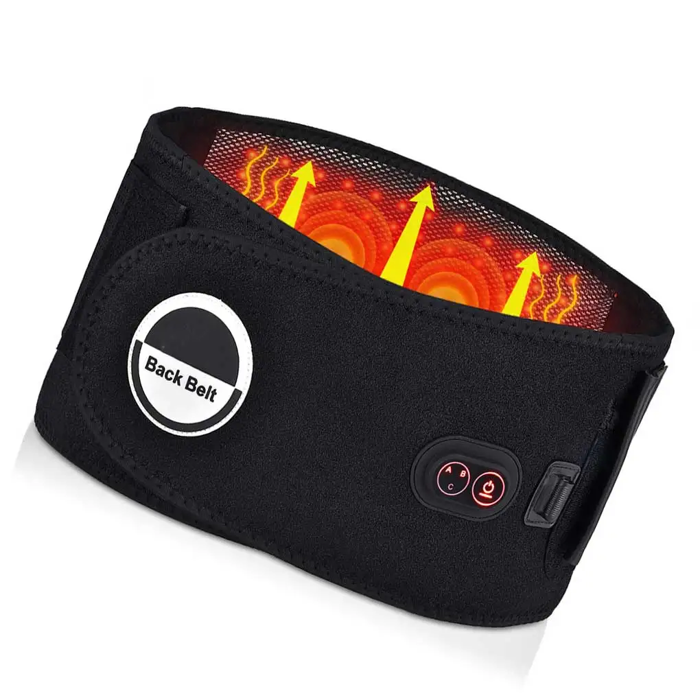 

Lightweight Heated Waist Massager Wear-resistant Heating Back Massagers Body Massage Tool Waist Support Belt Type 1