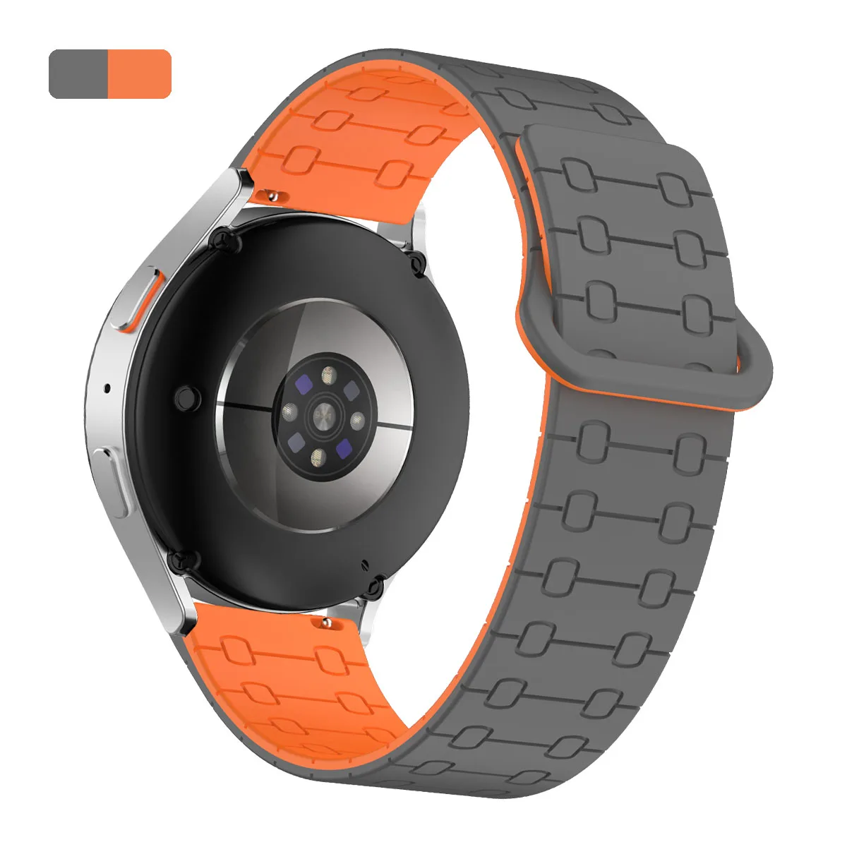 Magnetic Loop Silicone Watch Band 22mm - Versatile Wrist Strap Accessory