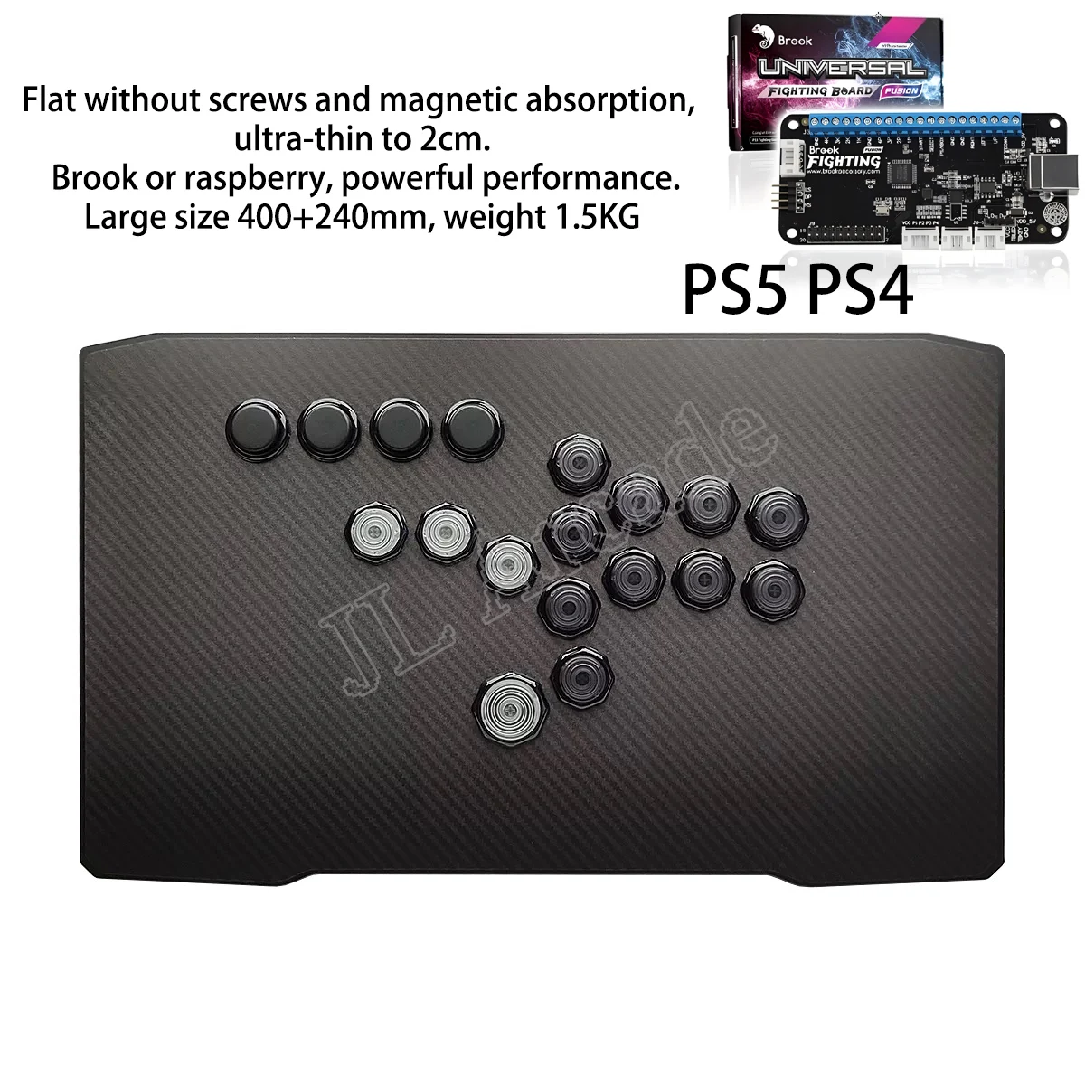 その他 punk workshop mini hitbox Punk Workshop Fighting Stick Controller Mini HitBox V3 SOCD