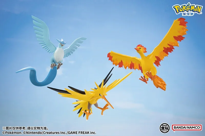 Origina Bandai Pokemon Scale World Articuno Zapdos Moltres