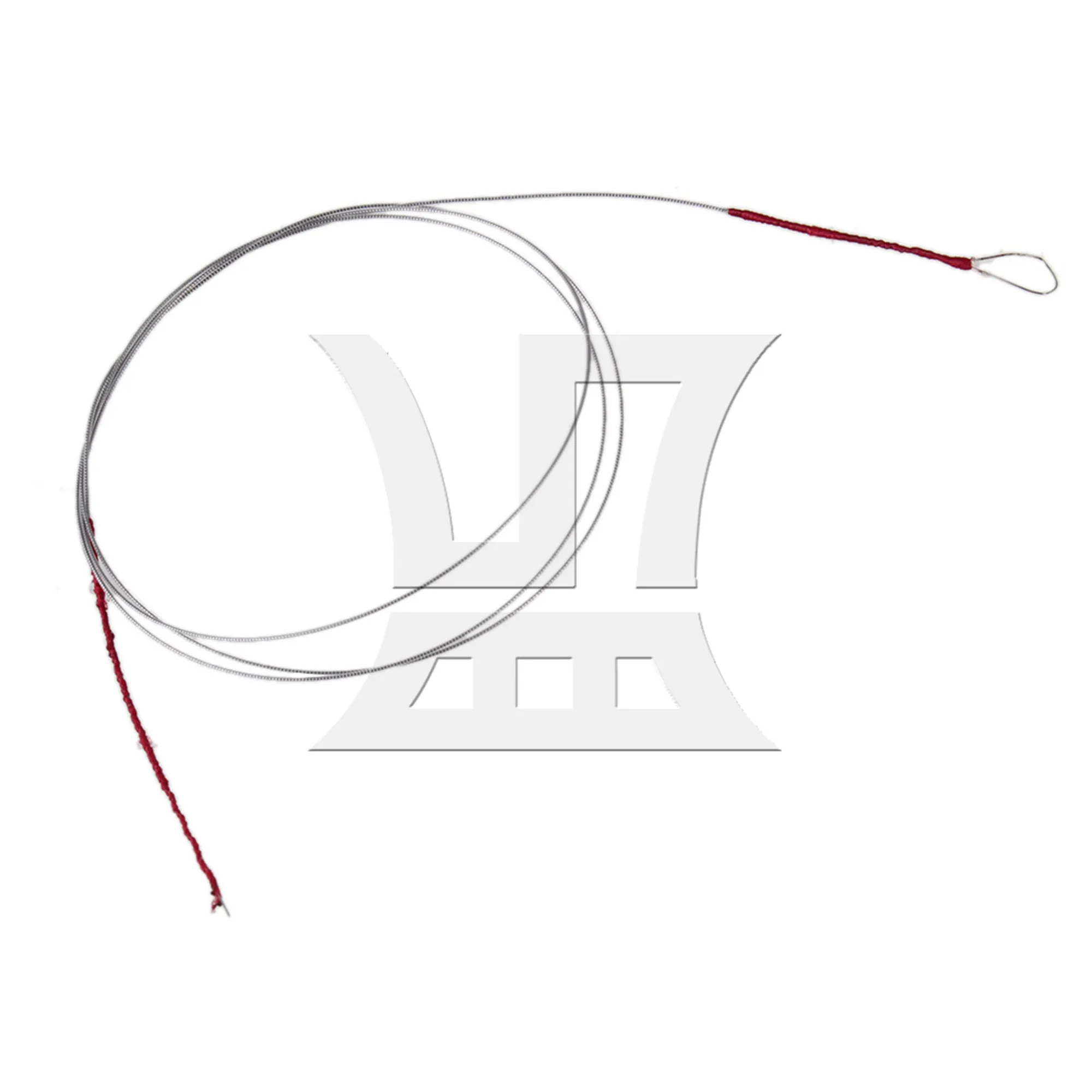 Yibuy 3 Pcs Silver Erhu String for Chinese Musical Instrument 32.68" to 33.86"
