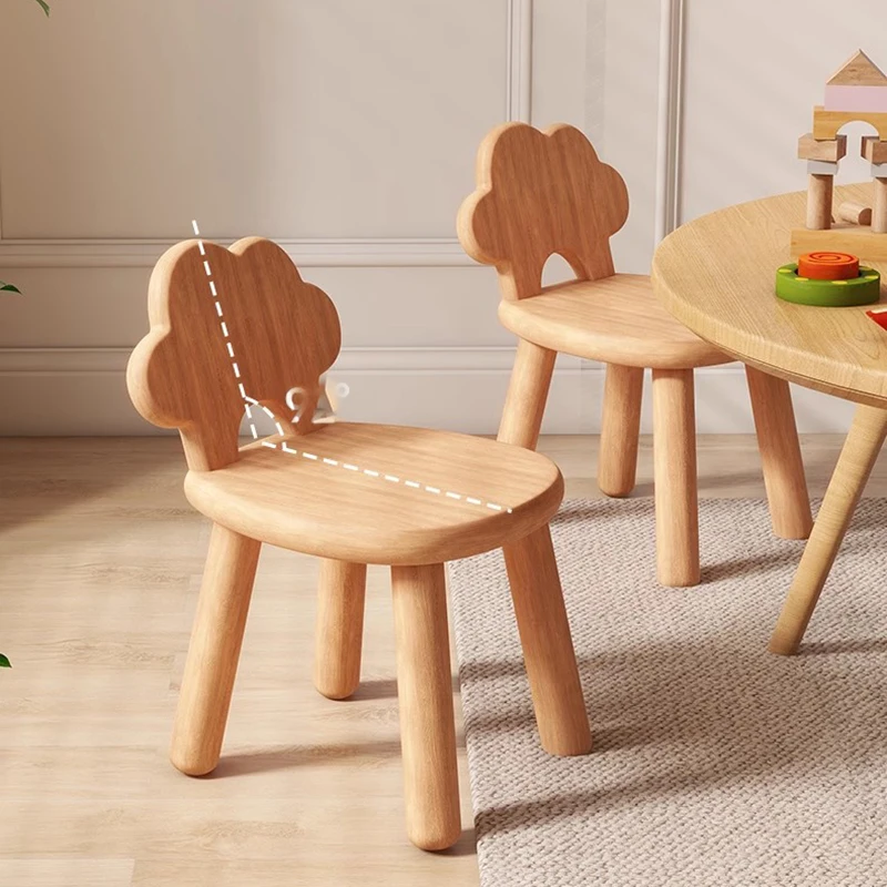 Kids Chairs Child Furniture Comfortable Chair Room Childrens Wooden Chair Growing Children's Chaise Enfants Stool Auxiliary