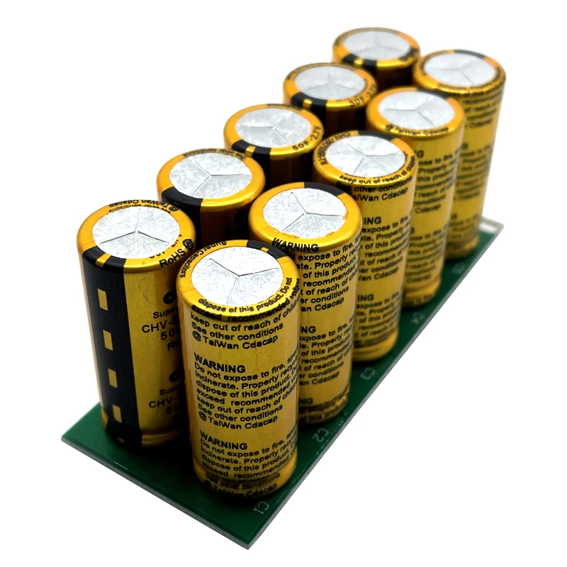 New Original 27V5F Module 2.7V50F*10 Automotive Rectifier Backup Capacitor Power Supply Capacitor Improve Energy