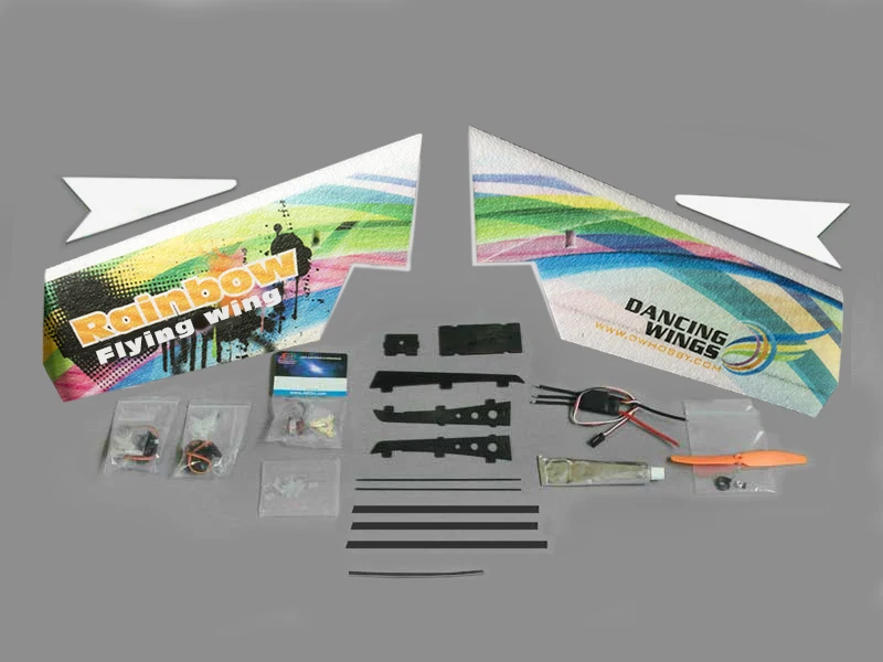 Fly Wing, 800mm Wingspan, Tail Push Version, DIY Airplane