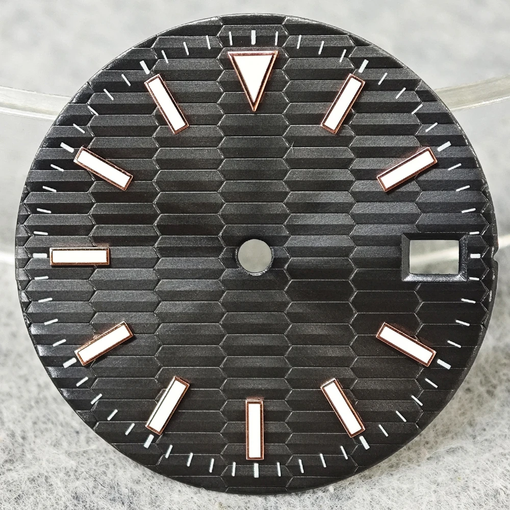 Green Luminous High-Quality Watch Face for Date Series, 28.5mm Dial