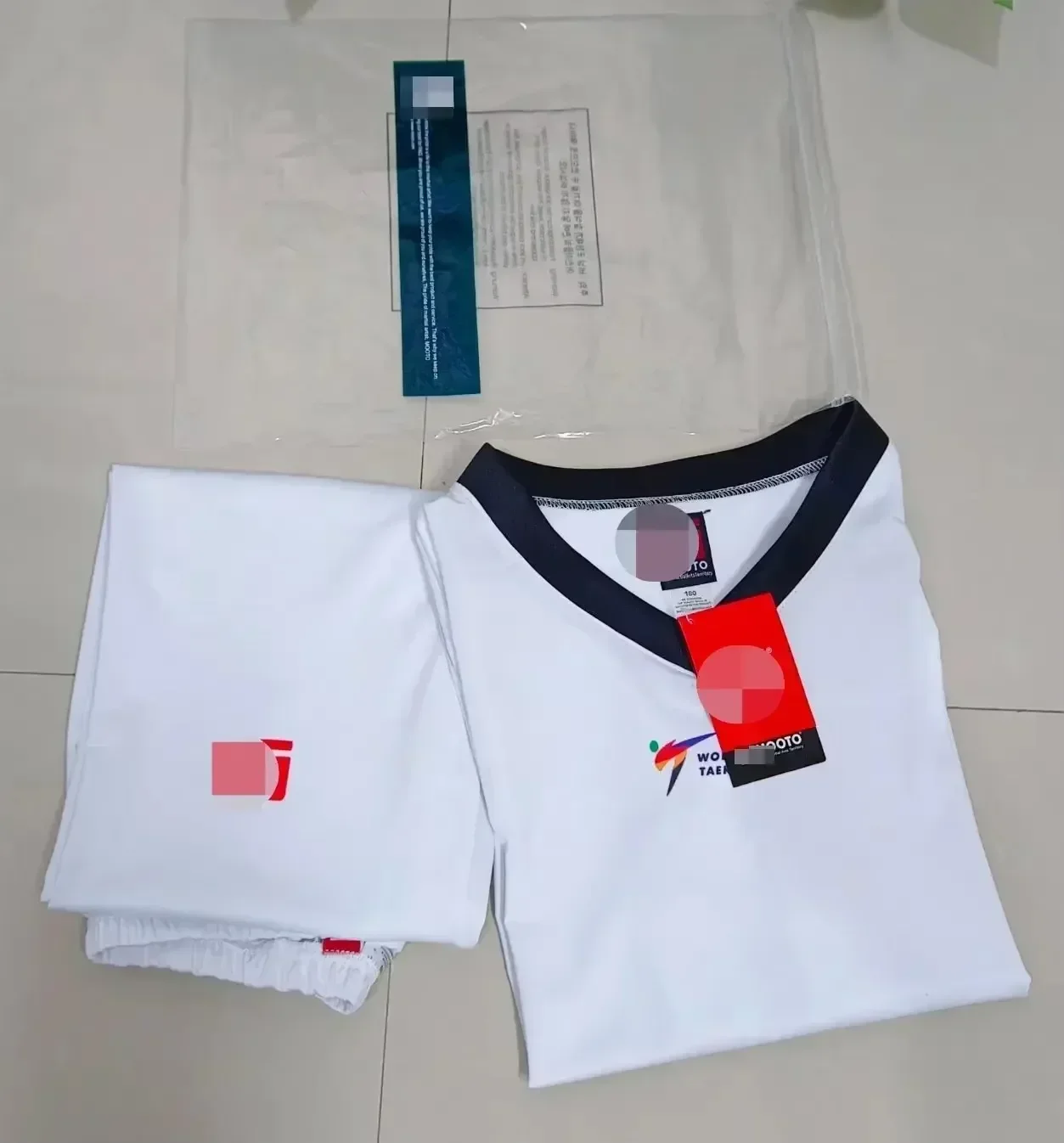 MOOTO Tight-fitting Stretch Quick-drying Taekwondo Uniforms Unisex Competition Suit Combat Fighter Uniforms 110-210cm karate uniform