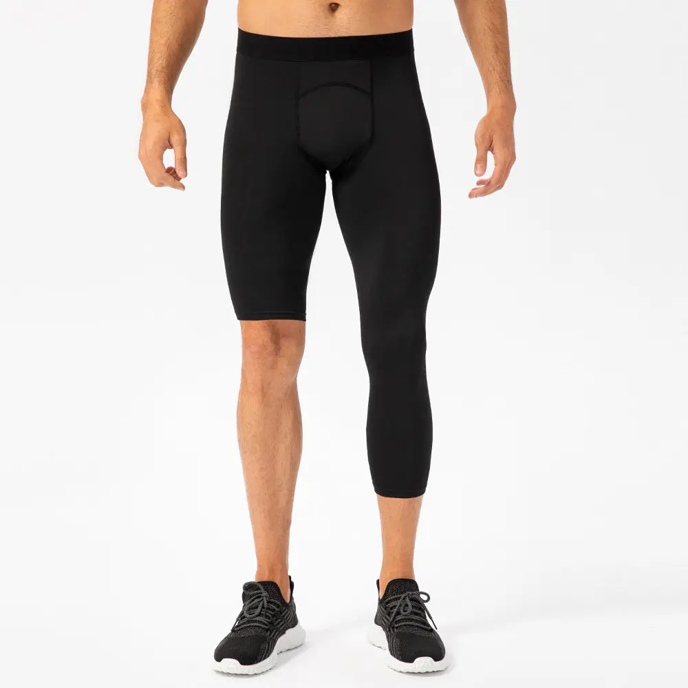 Summer Men Capri Running Tights GYM 3/4 Pants Male, 50% OFF
