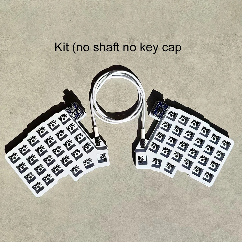 Silakka54 Split Keyboards QMK/VIAL Hot Swap Support Wired Keyboard RP2040zero Ergonomics Keypad PC Gamer Accessories Customized