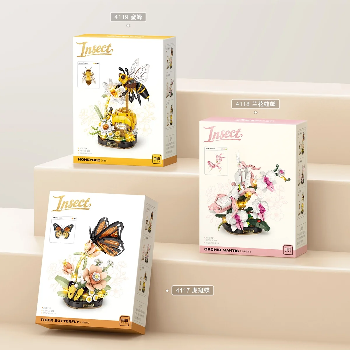 LOZ mini Blocks Teens Building Toys Puzzle Insect Bricks with