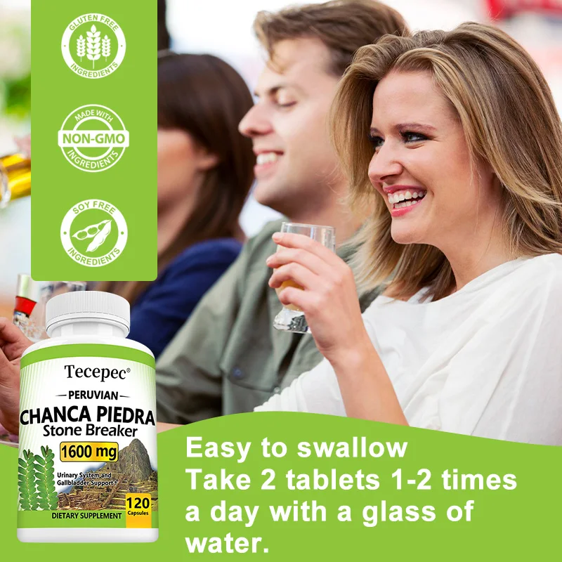 Chanca Piedra Supplement for Urinary Health 1600 Mg