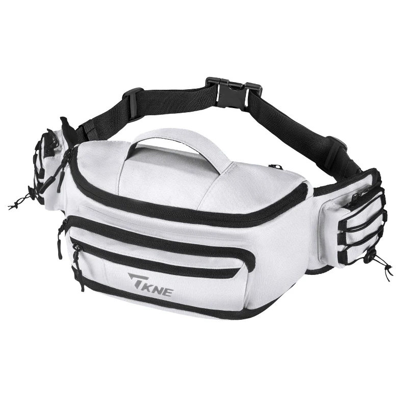 Waterproof Unisex Motorcycle Waist Bag with Secure Storage and Durable Material