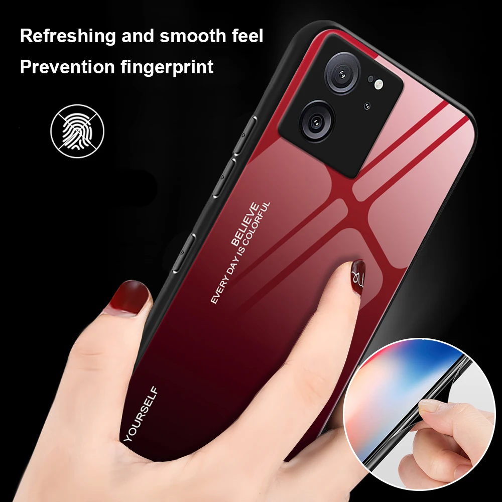 Luxury Glass Phone Coque - Elegant Protective Cover
