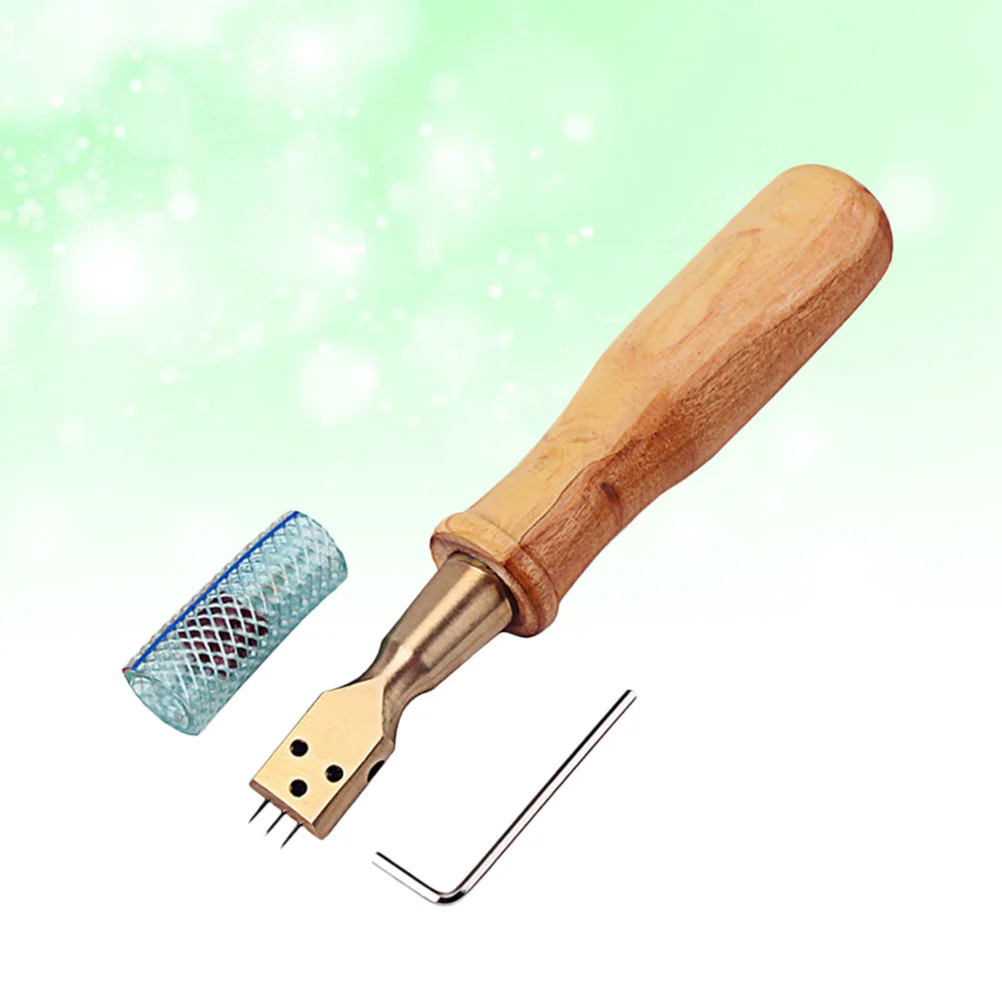 

1 Set D57 Bent Head Piano Hammer 3 Needle Voicing Tool with Hardwood Handle and Wrench and Pipe for Piano Parts Accessories