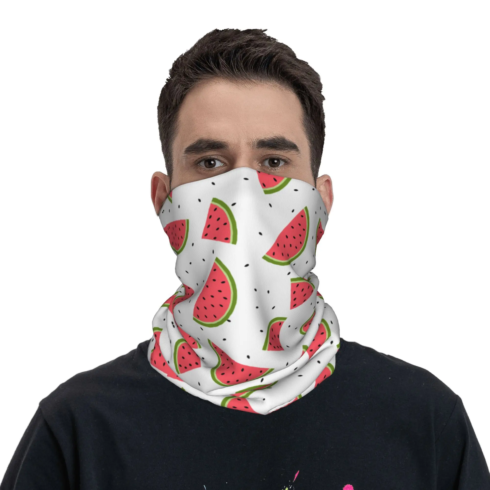 Cache-cou Drapeau Italie - Bandana Multifonction - Protection Soleil, Vent, Froid - Taille Unique - Polyester Extensible