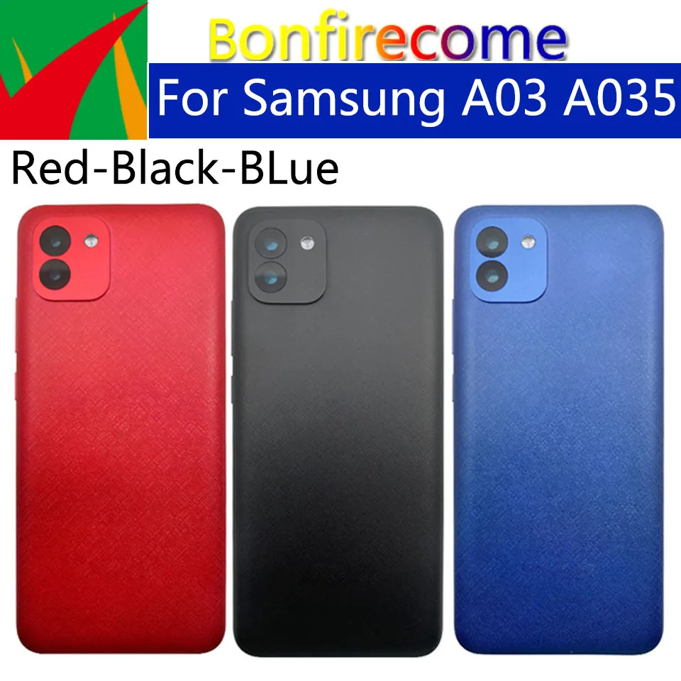 

10 шт./партия, задняя крышка батарейного отсека для Samsung Galaxy A03 A035