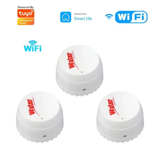 TUYA WiFi Water Detector Leak Flood Alarm Sensor Security Protection Smart Home Works With Smart Life APP Remote Monitoring 2