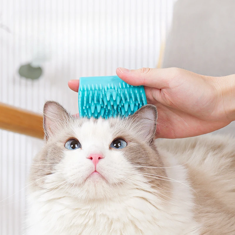Pet Cat Hair Removal Massage Gloves brush Cats Scratching Rubbing Brush Kitten Grooming Bathing Cleaning Removal Comb - Image 5