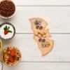 Halloween Dinnerware Tray Pastry Snack Platter Fruit Serving Plate Bread Tea Wood for Party 5