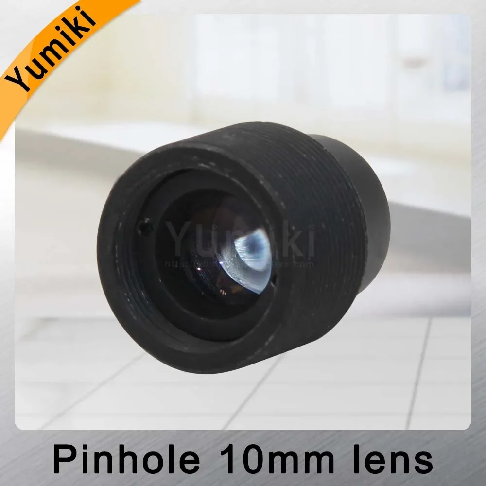 Yumiki HD 2.0Megapixel 10mm Pinhole Lens CCTV Camera Lens M12 mount Image Format 1/2" F1.6 Fixed Iris surveillance camera accessories