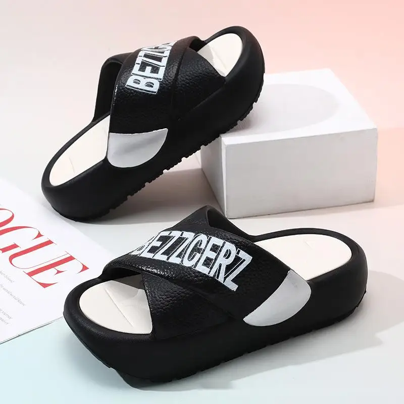 Women Sandals Spring/summer High-heeled EVA Super Thick-soled Slippers
