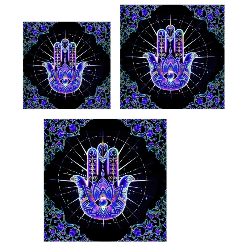 

Geometric Divinations Table Cloth Board Game Oracles Card Pad Rune Support Mat