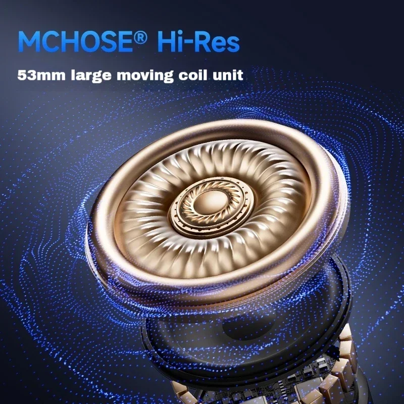 MCHOSE V9 Pro Music Gaming Headphones 3-mode Wireless Noise Reduction Mic Custom Music Office Earphone E-sport Pc Accessories 3