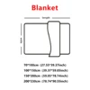 Rolled single-layer tuff blanket double-sided fuzz multi-function blanket thicken thermal blanket 6