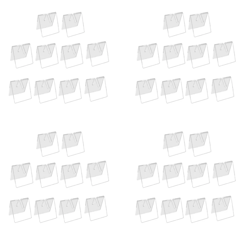 

40PCS Clear Acrylic Knife Blade Display Stand Holders Folding Knife Display Stand Holder Pocket Knives Showcase Rack