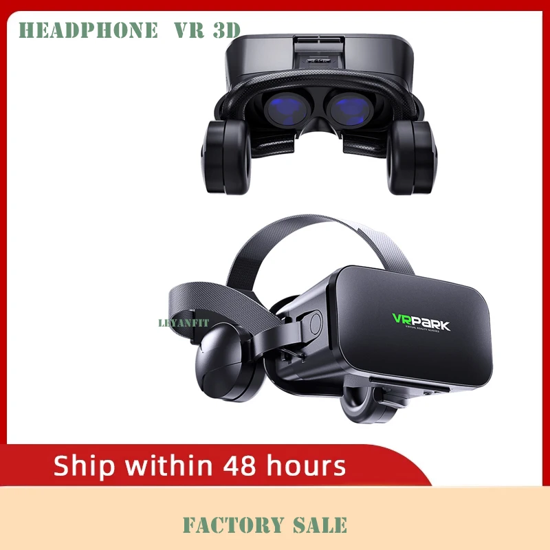 VR 3D Headphone Glasses With Handle Panoramic 360 Virtual Reality Headset  Videos Games Movies Smartphone Remote Control 3D Glass _ - AliExpress Mobile