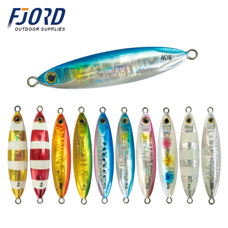 

FJORD Metal Jig 30g Long Casting Sea Fishing Lures Jigging Predatory Fish Trout Perch Luminous Artificial Baits