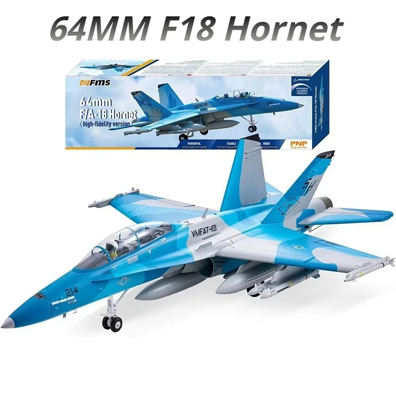 Electric Remote Control F18 Aircraft Model with Navigation Lights