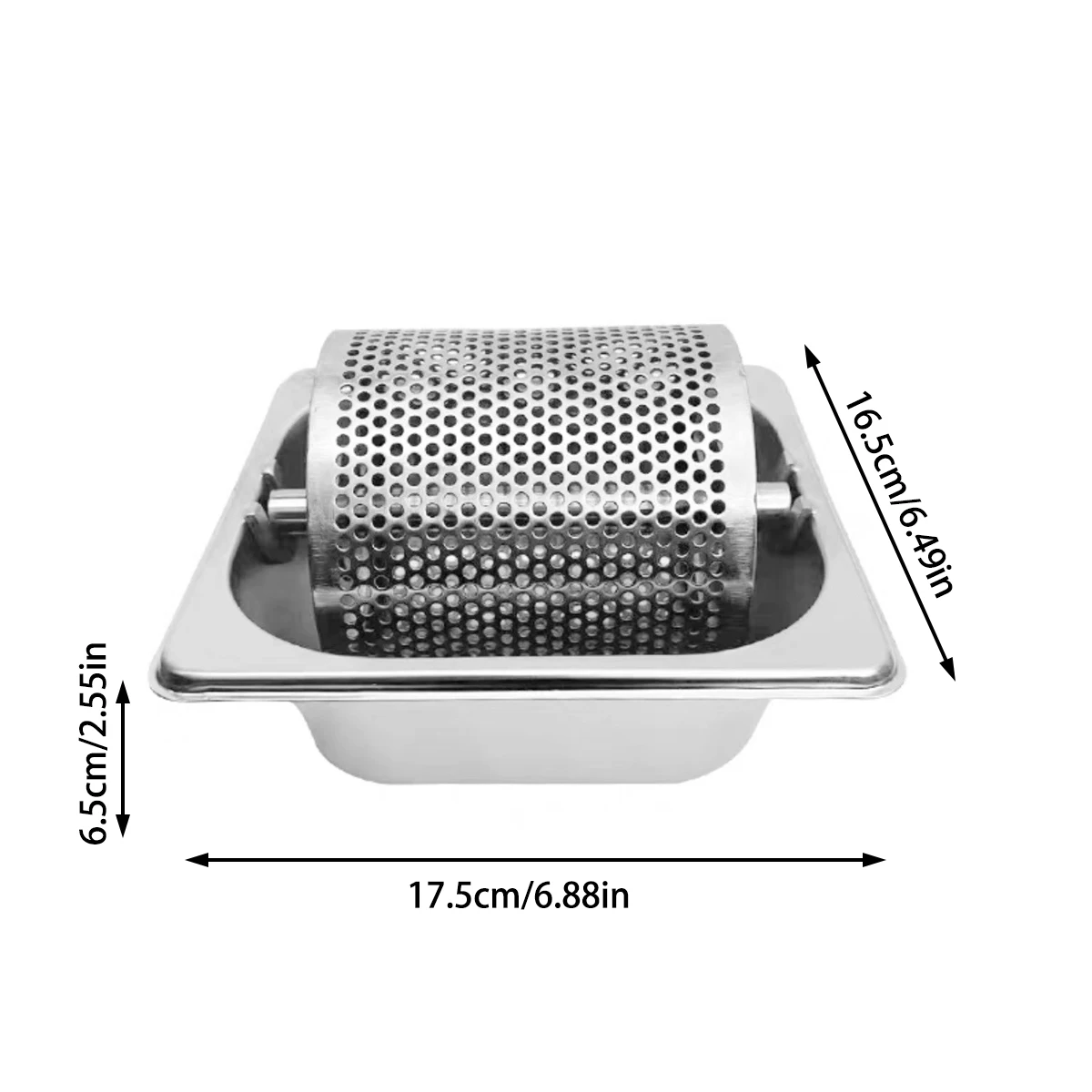 Stainless Steel Butter Roller/Portable Durable Butter Spreader/Cheese Melting Dome/Professional Roller for Outdoor Cheese