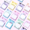Kuromi Melody Kitty Memo Pad Kawaii Sanrio Hangyodon XO Pochacco Sticky Note Notepad Planner Sticker Post School Supplies 2