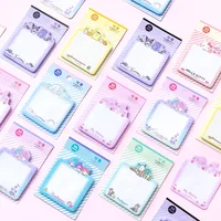 Kuromi Melody Kitty Memo Pad Kawaii Sanrio Hangyodon XO Pochacco Sticky Note Notepad Planner Sticker Post School Supplies 2